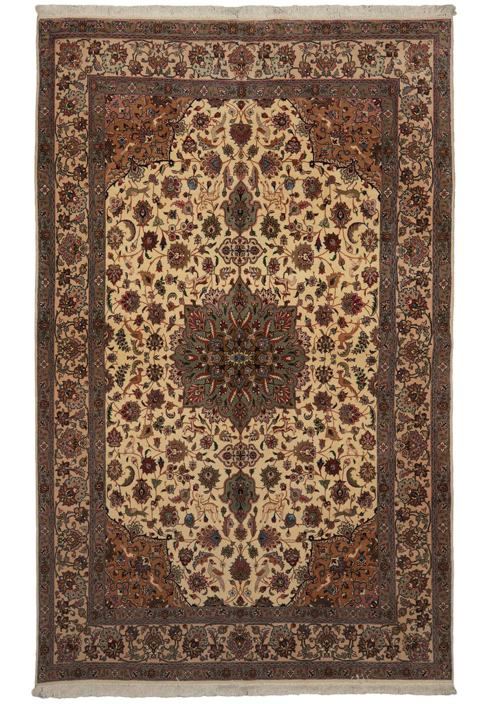 6.7 x 10 Fine Quality Persian Tabriz Rug 400 Kpsi