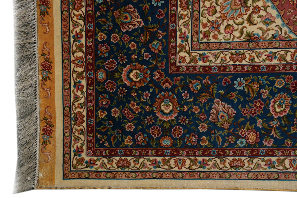8 x 10 Lovely Silk Handmade Rug #PIX-58802
