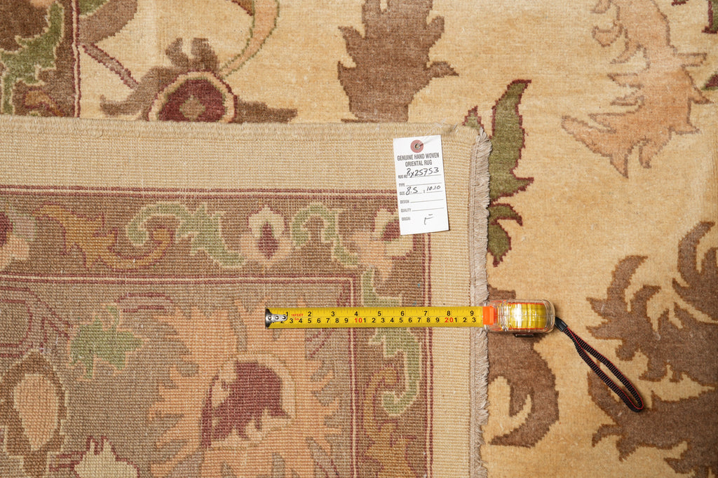 8.5 x 10.10 New Oushak Rug Beige Brown #PIX-25753