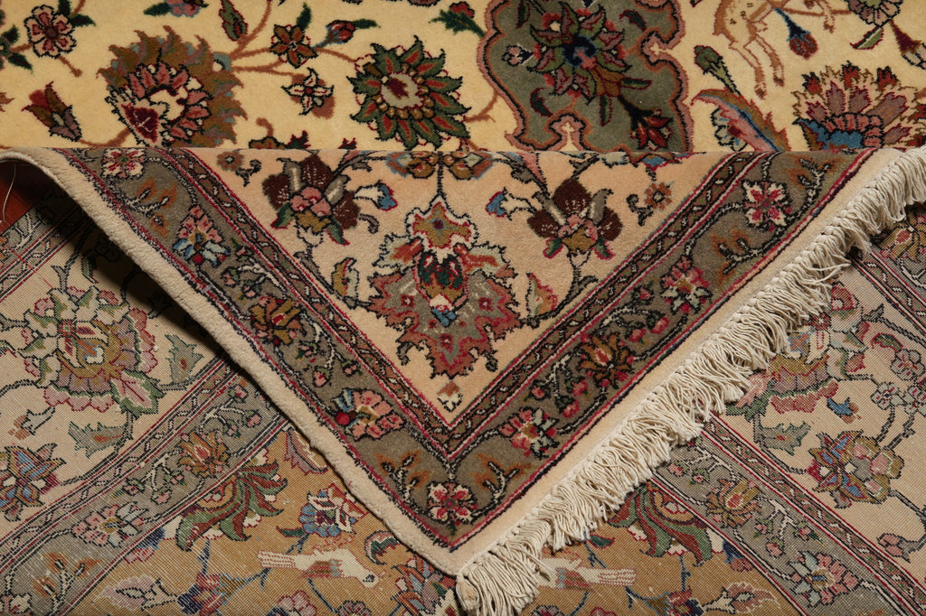 6.7 x 10 Fine Quality Persian Tabriz Rug 400 Kpsi - view 12