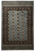 Load image into Gallery viewer, 4.7 x 6.6 Bokhara Jaldar Rug Slate Blue #F-3127