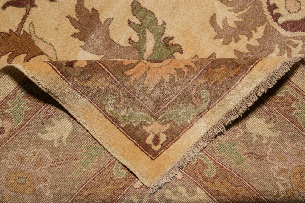 8.5 x 10.10 New Oushak Rug Beige Brown #PIX-25753