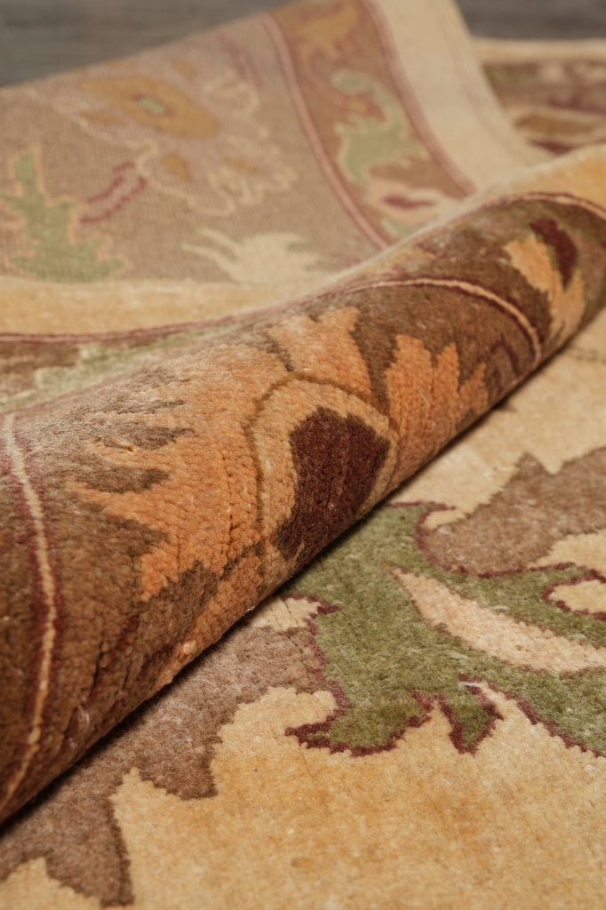 8.5 x 10.10 New Oushak Rug Beige Brown #PIX-25753