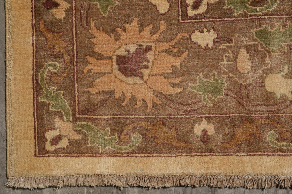 8.5 x 10.10 New Oushak Rug Beige Brown #PIX-25753