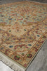 Load image into Gallery viewer, 6 x 10 Blue Fine Persian Tabriz Rug Wool and Silk - view 12