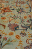 Load image into Gallery viewer, 6 x 10 Blue Fine Persian Tabriz Rug Wool and Silk - view 8