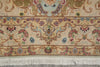 Load image into Gallery viewer, 6 x 10 Blue Fine Persian Tabriz Rug Wool and Silk - view 14