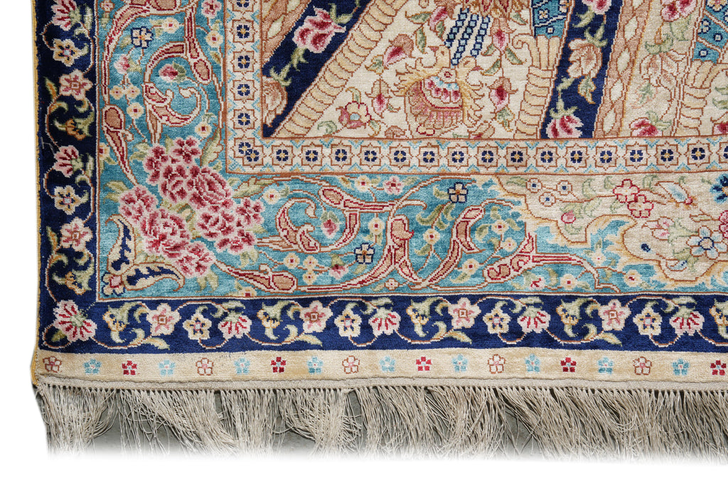 4 x 6  Dom Of Esfahan Silk Rug #PIX-56756