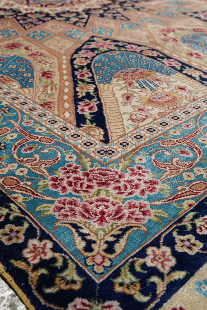 4 x 6  Dom Of Esfahan Silk Rug #PIX-56756