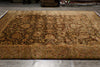 Load image into Gallery viewer, 9 x 12.3 Olive Green Handmade Jaipur Rug  Dense Lustrous Wool