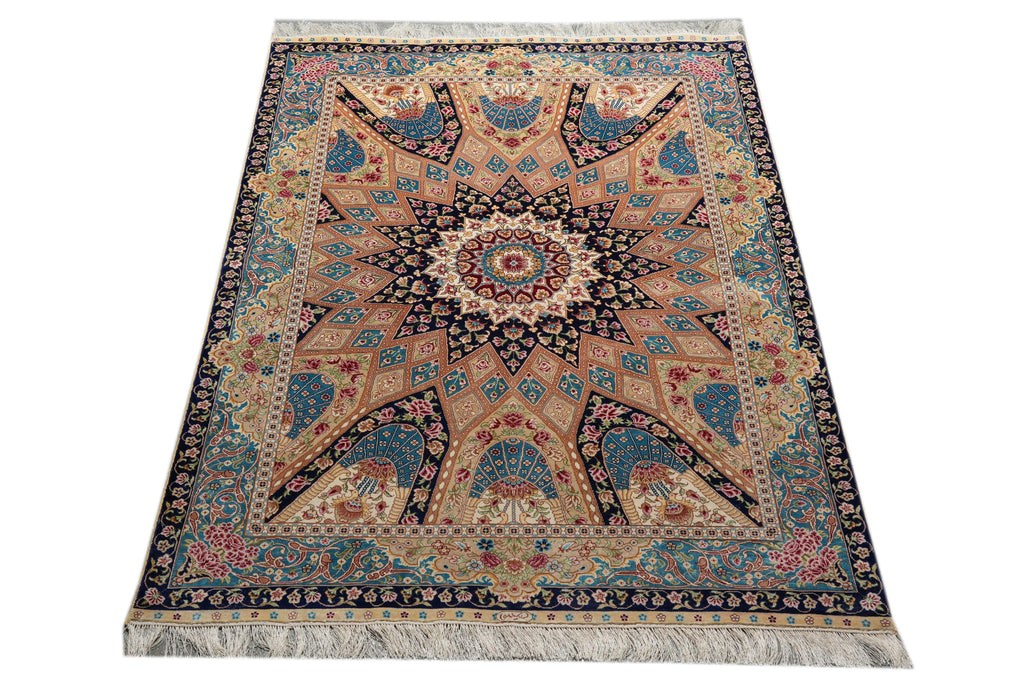 4 x 6  Dom Of Esfahan Silk Rug #PIX-56756