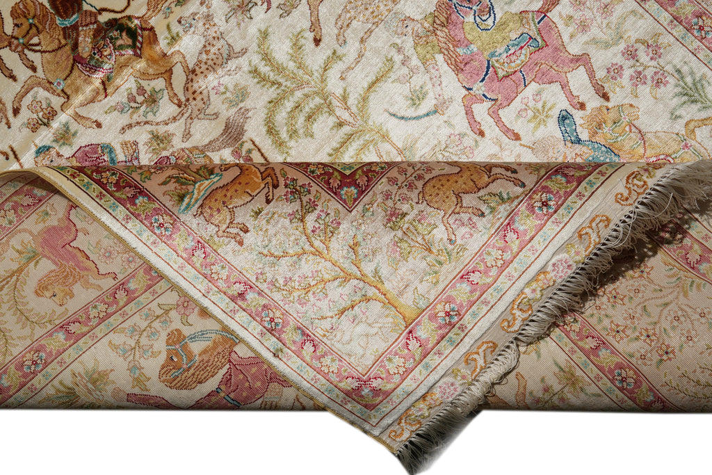 4 x 6 Hunting Silk Rug #PIX-55539