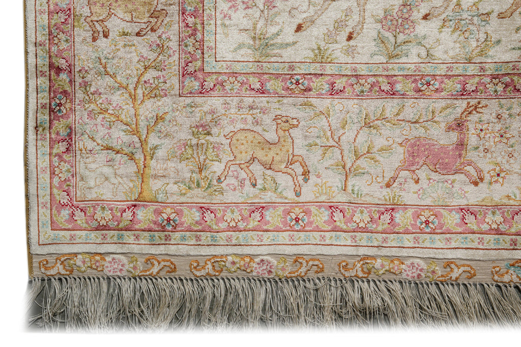 4 x 6 Hunting Silk Rug #PIX-55539