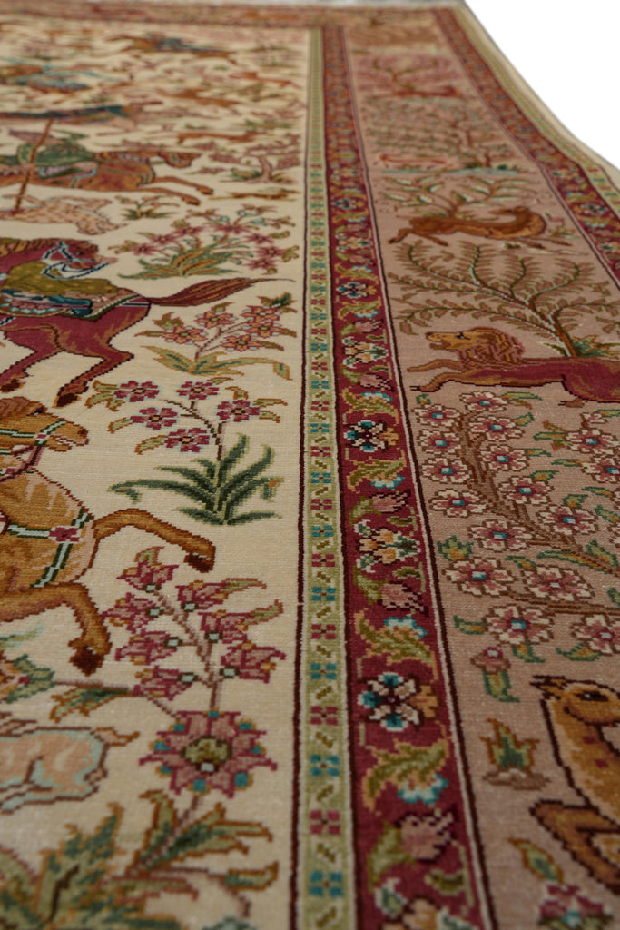 4 x 6 Hunting Silk Rug #PIX-55539