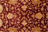 Load image into Gallery viewer, 9 x 11 Quality Handmade Area Rug BURGUNDY Organic Wool #F-4486