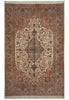 Load image into Gallery viewer, 6.8 x 10 Authentic Persian Tabriz Rug High Quality 400 KPSI Wool And Silk