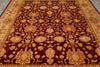 Load image into Gallery viewer, 9 x 11 Quality Handmade Area Rug BURGUNDY Organic Wool #F-4486