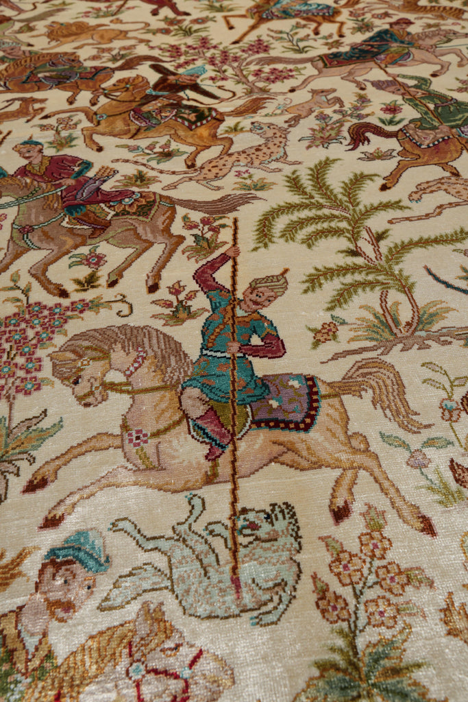 4 x 6 Hunting Silk Rug #PIX-55539
