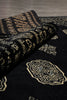 Load image into Gallery viewer, 4.8 x 6.6 Black Hand-Knotted Quality Wool Bokhara Rug #F-3128