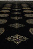 Load image into Gallery viewer, 4.8 x 6.6 Black Hand-Knotted Quality Wool Bokhara Rug #F-3128