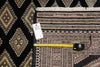 Load image into Gallery viewer, 4 X 6 Black Wool and Silk Touch Jaldar Bokhara Rug Geometric #B-75632