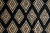 Load image into Gallery viewer, 4 X 6 Black Wool and Silk Touch Jaldar Bokhara Rug Geometric #B-75632