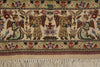 Load image into Gallery viewer, 6.9 x 10 Authentic Persian Tabriz Tabataba Rug Hunting Deer's Birds - view 15