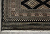 Load image into Gallery viewer, 4 x 6.3 Jaldar Bokhara Rug Black #B-75637