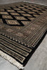 Load image into Gallery viewer, 4 x 6.3 Jaldar Bokhara Rug Black #B-75637