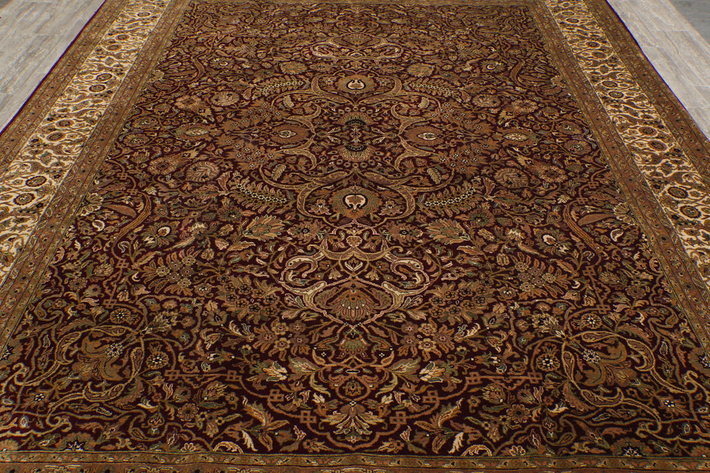 9.3 x 12 High Quality Hand-Knotted India Rug #PIX-10036