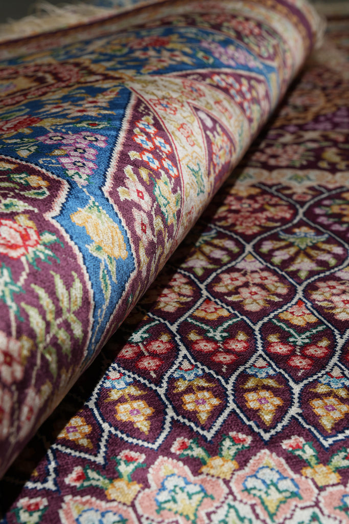 4 x 6 Silk Rug Dom of Esfahan #PIX-55055