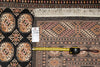 Load image into Gallery viewer, 4 x 6 Black Bokhara Rug Imported Pakistan Hand-Knotted #F-3129