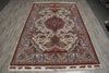 Load image into Gallery viewer, 6.6 x 10 Super Fine Quality Authentic Persian Tabriz Rug Wool and Silk 70 Raj 500 KPSI - view 3