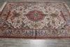 Load image into Gallery viewer, 6.6 x 10 Super Fine Quality Authentic Persian Tabriz Rug Wool and Silk 70 Raj 500 KPSI - view 4