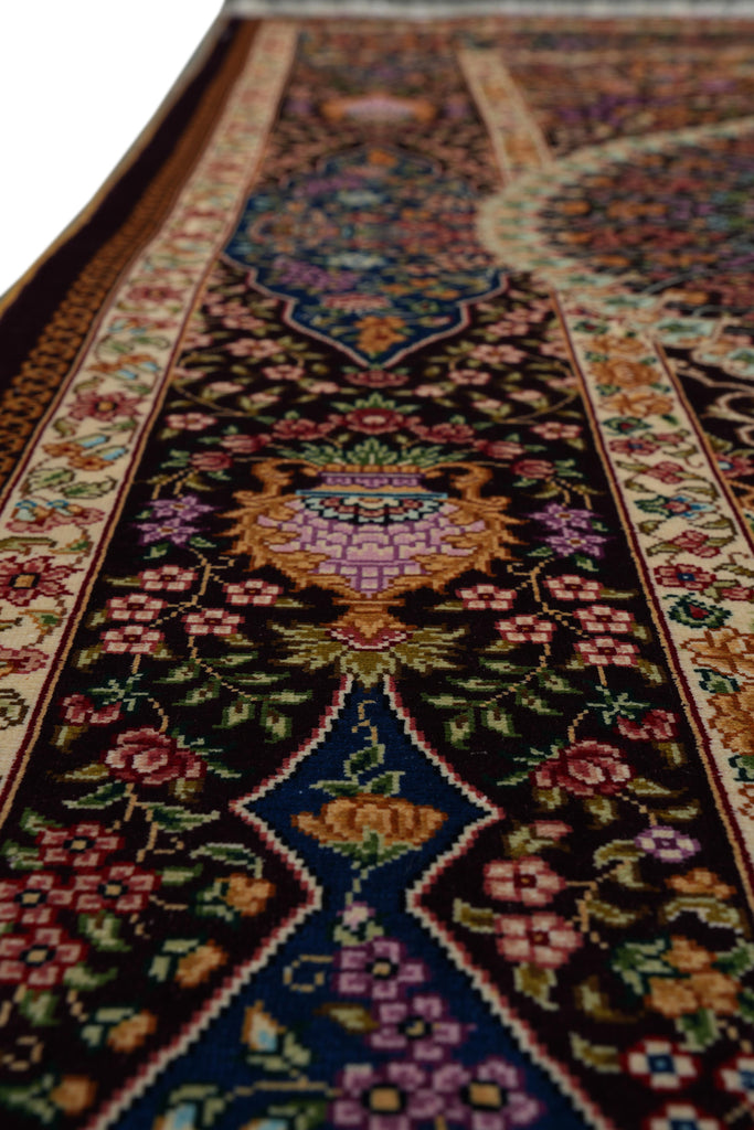 4 x 6 Silk Rug Dom of Esfahan #PIX-55055