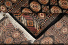 Load image into Gallery viewer, 4 x 6 Black Bokhara Rug Imported Pakistan Hand-Knotted #F-3129