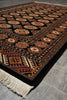 Load image into Gallery viewer, 4 x 6 Black Bokhara Rug Imported Pakistan Hand-Knotted #F-3129