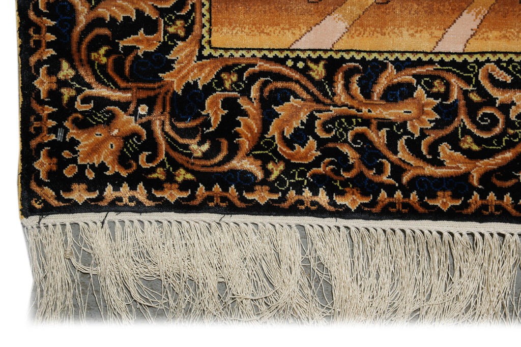 2.5 x 3.0 Last Supper of Jesuse Amazing Silk Rug #PIX-52192