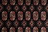 Load image into Gallery viewer, 4 x 6 Hand-Knotted Bokhara Rug Black #F-3130
