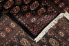 Load image into Gallery viewer, 4 x 6 Hand-Knotted Bokhara Rug Black #F-3130