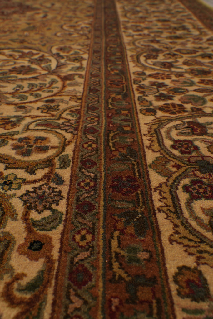 9 x 12.4 Great Quality Handmade Kashmir Rug #F-4488