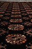 Load image into Gallery viewer, 4 x 6 Hand-Knotted Bokhara Rug Black #F-3130