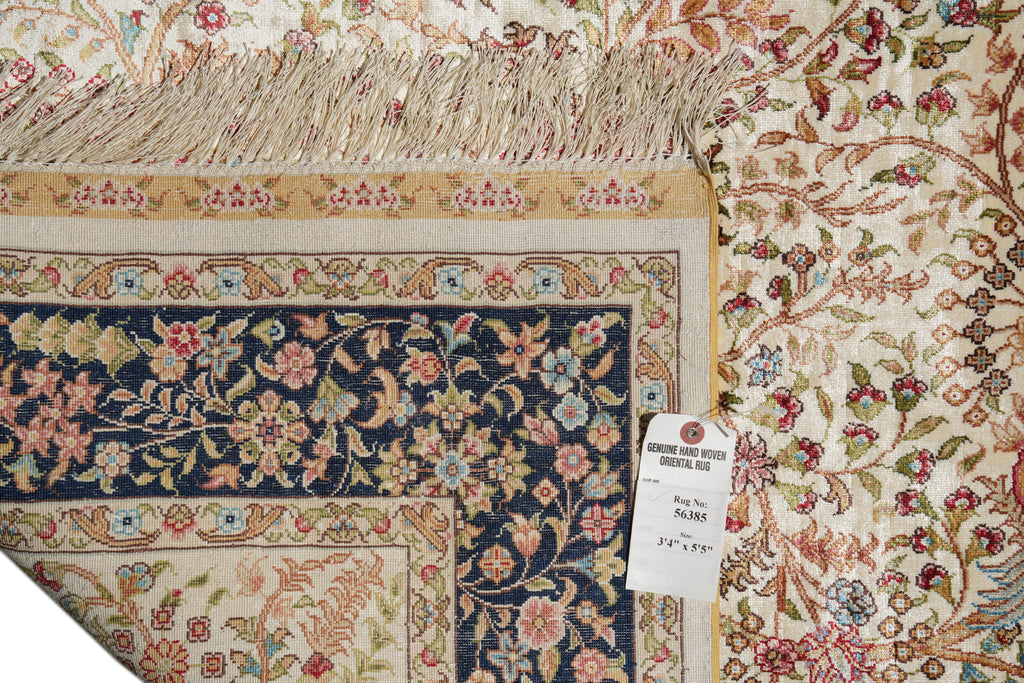 3.4 x 5.5 Tree Of Life Silk Rug #PIX-56385
