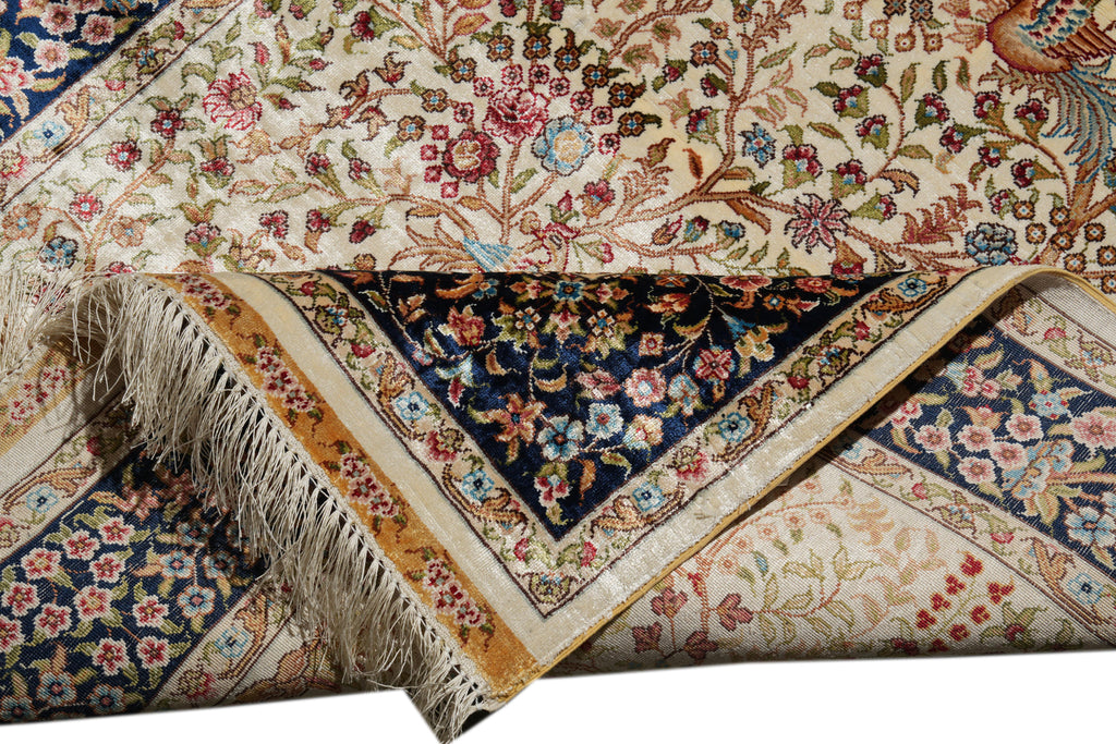 3.4 x 5.5 Tree Of Life Silk Rug #PIX-56385