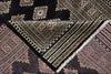 Load image into Gallery viewer, 4 x 6 Black Hand-Knotted Imported Bokhara Jaldar Rug Wool Silk Touch #B-75621