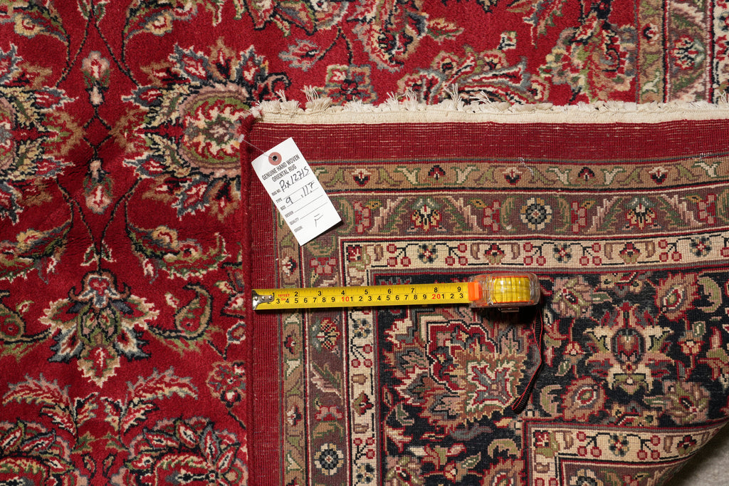 9 x 11.7 Handmade Jaipur Area Rug Organic Wool soft durable pile #PIX-12715