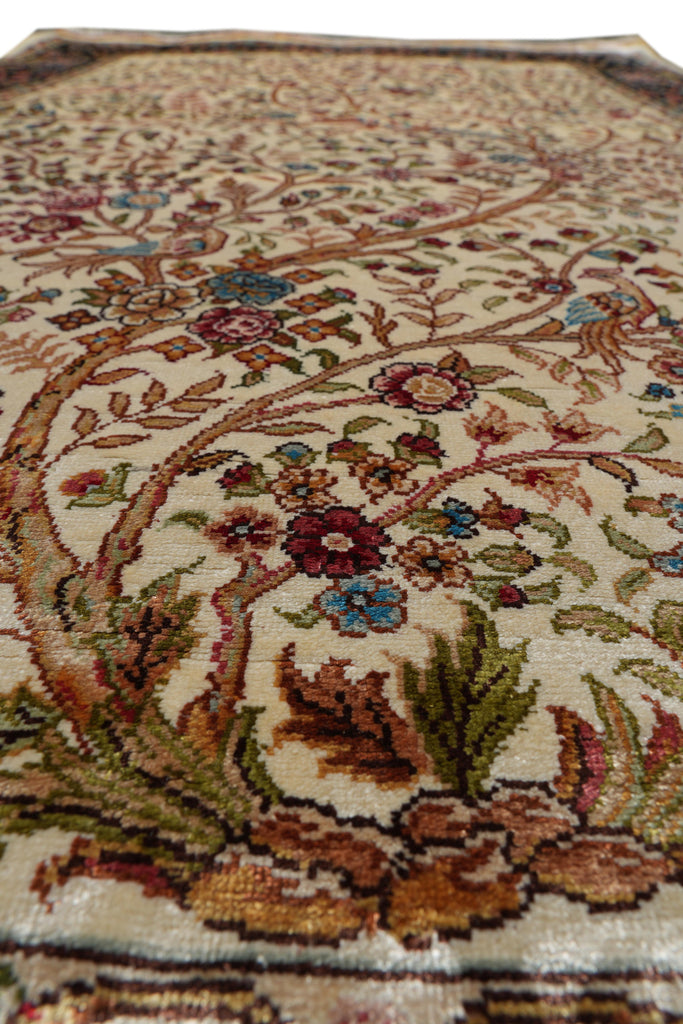 3.4 x 5.5 Tree Of Life Silk Rug #PIX-56385