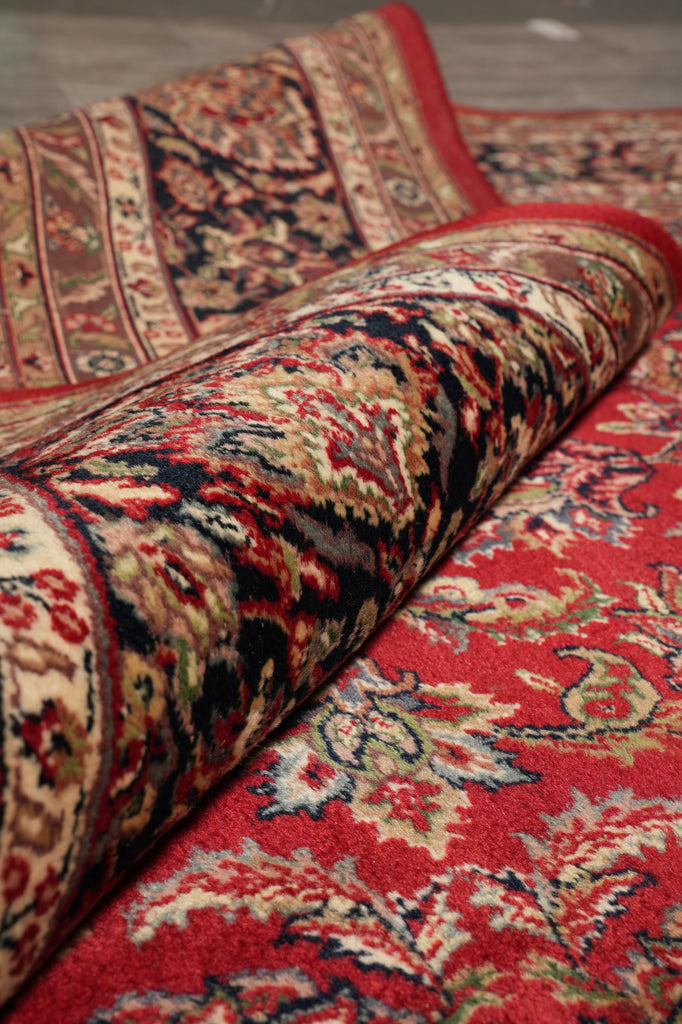 9 x 11.7 Handmade Jaipur Area Rug Organic Wool soft durable pile #PIX-12715