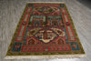 Load image into Gallery viewer, 6 x 8.9 Super Fine Pictorial Persian Tabriz Rug Wool and Silk 70 Raj - view 3