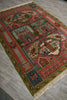 Load image into Gallery viewer, 6 x 8.9 Super Fine Pictorial Persian Tabriz Rug Wool and Silk 70 Raj - view 4